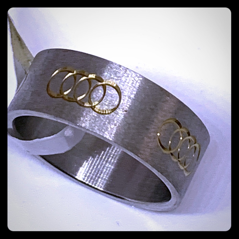 Stainless Steel Unisex Ring - Olympic [JW-129]